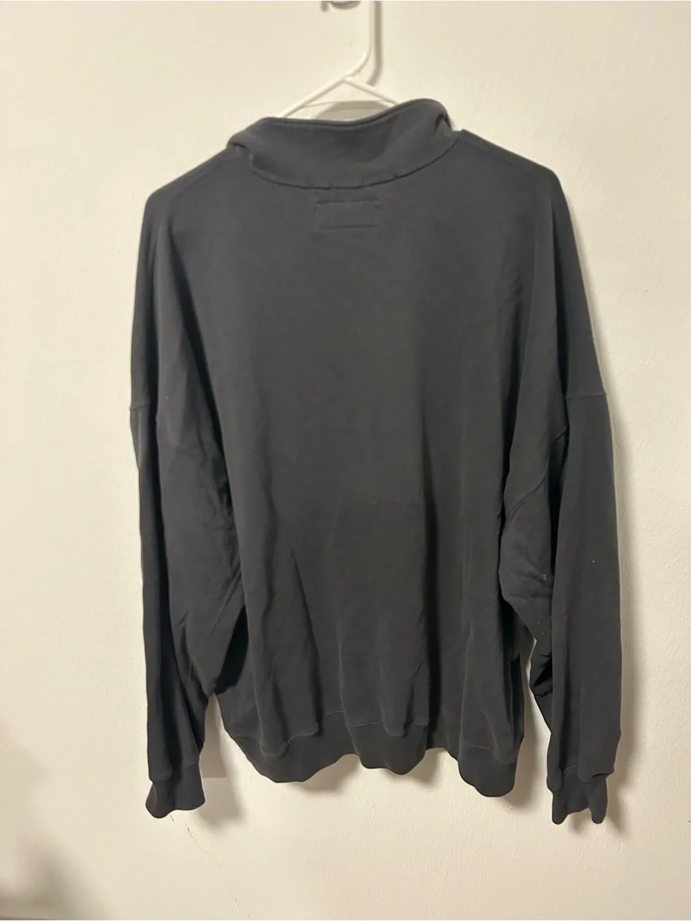 Men's fleece quarter-up jacket